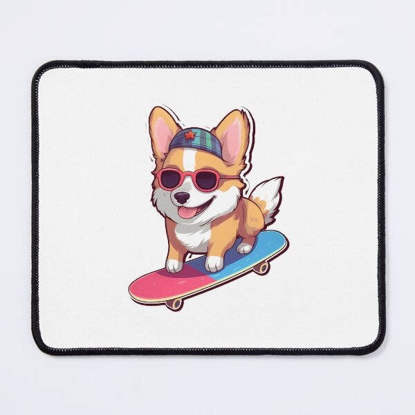 Item preview, Corgie Skateboard Sticker designed and sold by Jdelgado813.