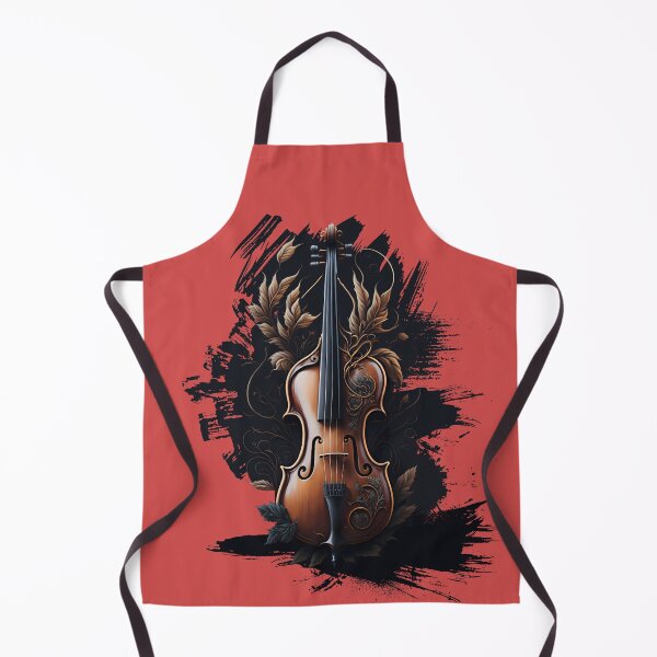 Item preview, Violin with flowers designed and sold by TheMusicSpot.