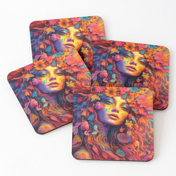 Item preview, Psychedelic Tapestry, Bedroom Wall Decor, Wall Hanging Trippy Tapestry, Trippy Room Decor, Aesthetic Wall Decor, Psychedelic Tapestry designed and sold by TileTango.
