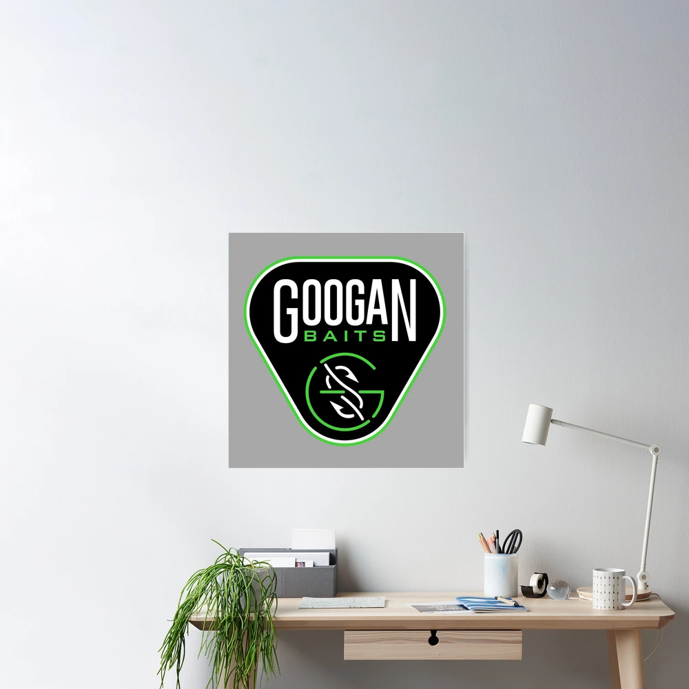 googan baits fishing logo Poster for Sale by irPrint