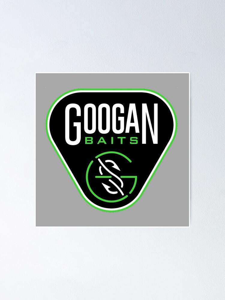 googan baits fishing logo Poster for Sale by irPrint