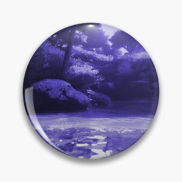 Item preview, Landscape Pond and Trees Night Time View  designed and sold by deniselynnimage.