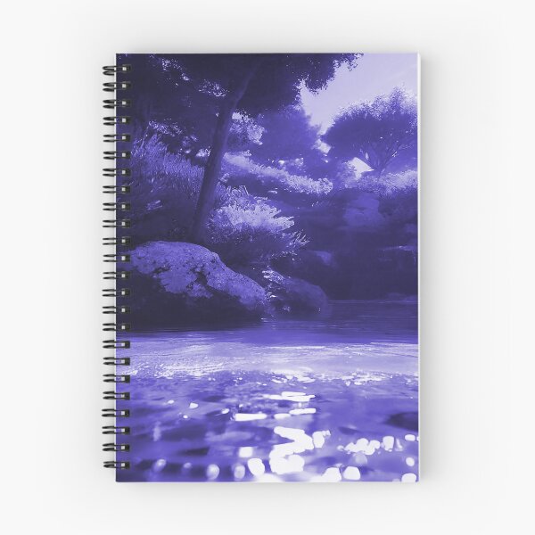 Item preview, Landscape Pond and Trees Night Time View  designed and sold by deniselynnimage.