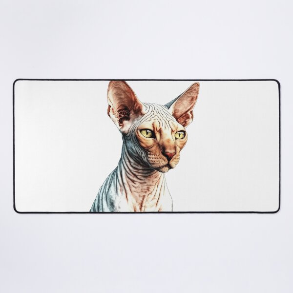 Item preview, Felinewear: Realistic Sphynx Cat Photograph Print for Hairless Cat designed and sold by DooodleGod.