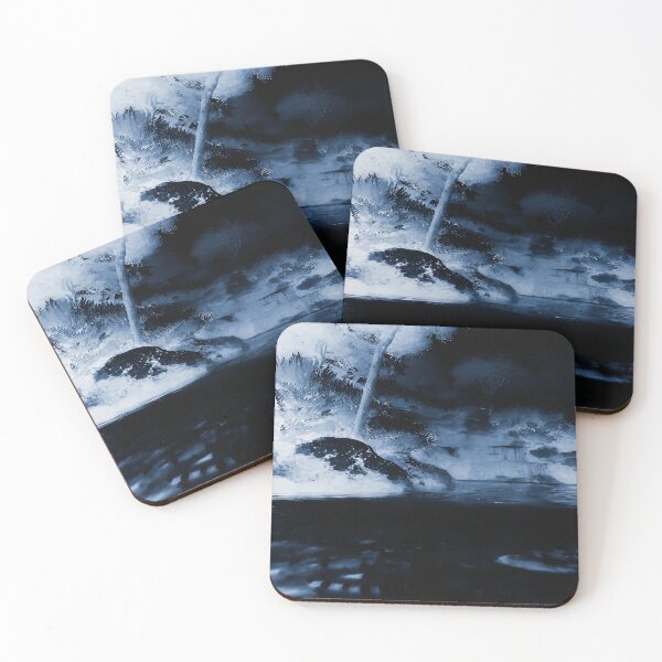 Item preview, Landscape Pond and Trees Night Thunderstorms designed and sold by deniselynnimage.