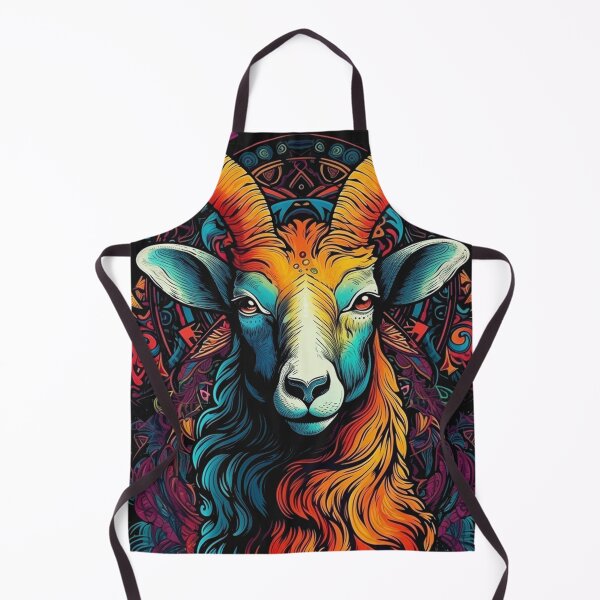 Item preview, Embrace Your Inner Goat: Vibrant Zodiac Goat designed and sold by TerrehsDesign.