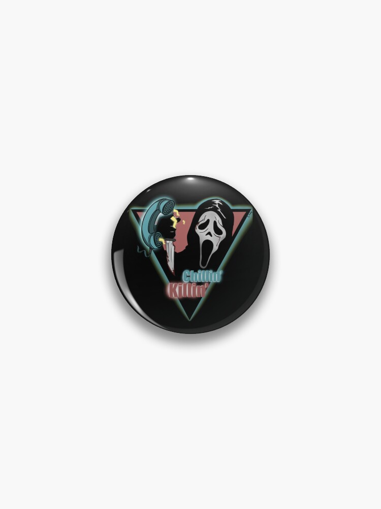 Shops Ghost Face Killin Like A Villain Enamel pin!!