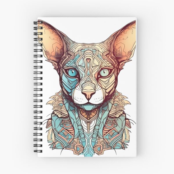 Item preview, Playful Surreal Digital Art of Whimsical Cat designed and sold by DooodleGod.