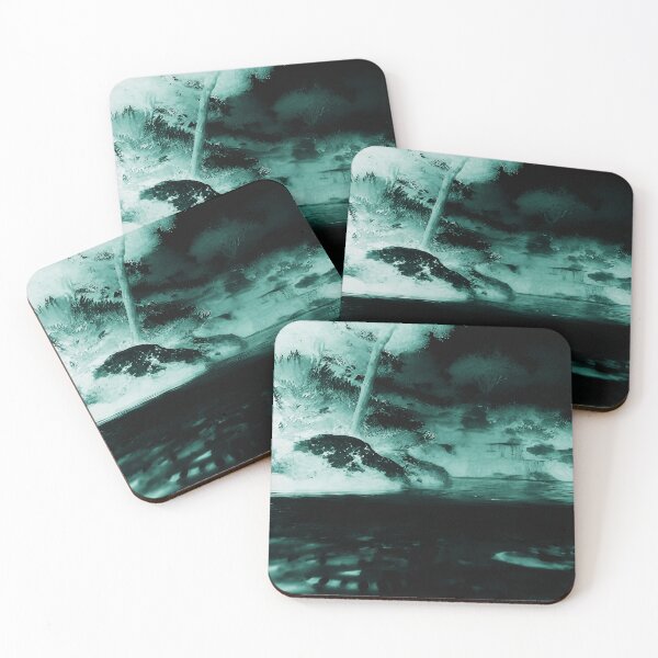 Item preview, Landcape and PondTrees Thunderstorm Green designed and sold by deniselynnimage.