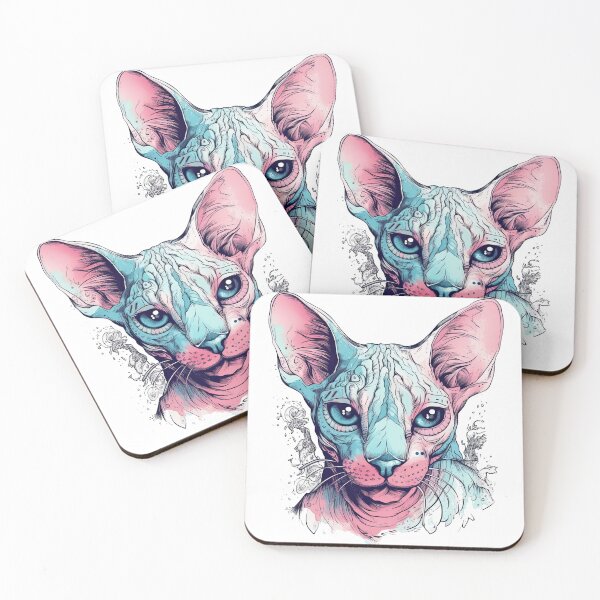 Artikelvorschau, Whimsicats' Sphynx Cat Digital Art: Surreal Designs for Cat Lovers entworfen und verkauft von DooodleGod.