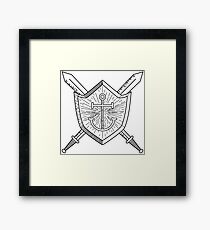 Sword & Shield Framed Print