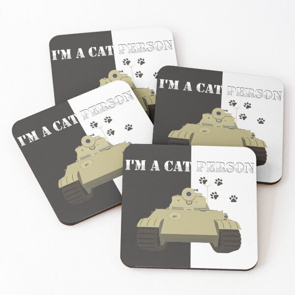 Item preview, Im A Cat Person Panzer V Panther designed and sold by FAawRay.