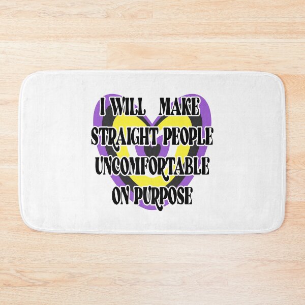 Item preview, I will make straight people uncomfortable on purpose designed and sold by remerasnerdas.