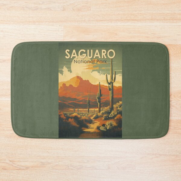 Item preview, Saguaro National Park Giant Cactus Illustration Retro designed and sold by KrisSidDesigns.