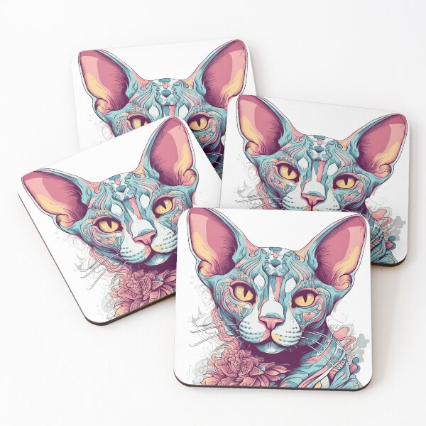 Item preview, Artwear - Surreal Sphynx Designs for Creative Cat designed and sold by DooodleGod.