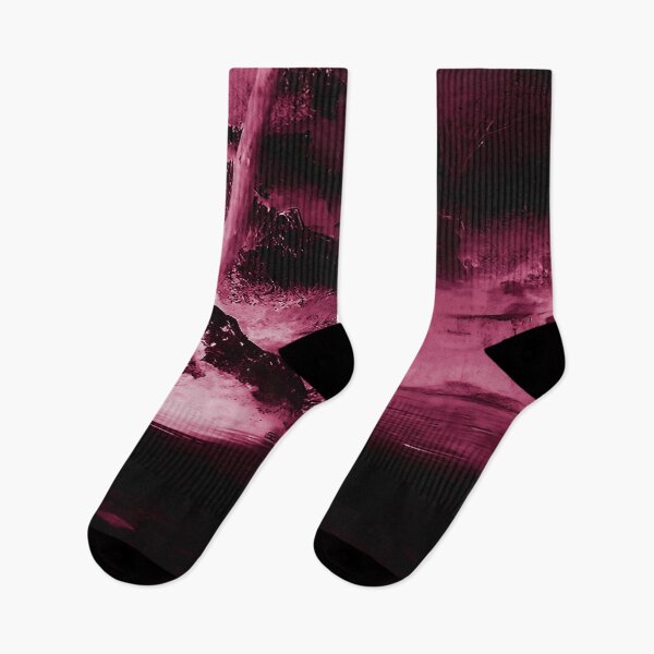 Item preview, Landscape Pond and Trees Thunderstorm Pink designed and sold by deniselynnimage.