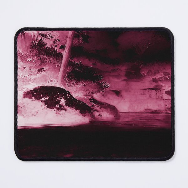 Item preview, Landscape Pond and Trees Thunderstorm Pink designed and sold by deniselynnimage.