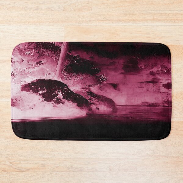 Item preview, Landscape Pond and Trees Thunderstorm Pink designed and sold by deniselynnimage.