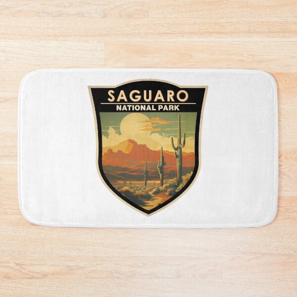 Item preview, Saguaro National Park Giant Cactus Badge designed and sold by KrisSidDesigns.