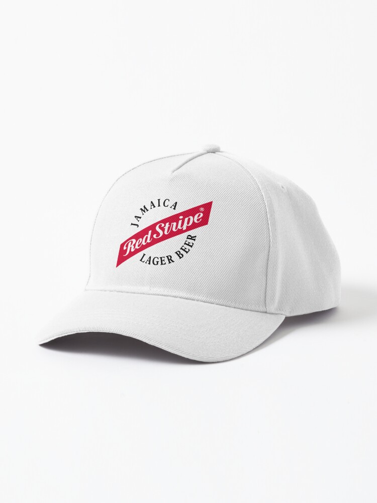 Red stripe beer baseball cap discount