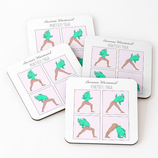 Item preview, Reverse Mermaid Practices Yoga designed and sold by ReverseMermaid.