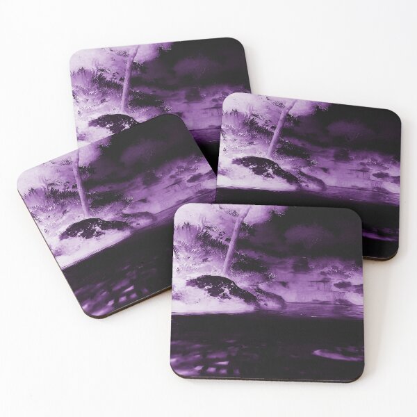 Item preview, Landscape Pond and Trees Violet  designed and sold by deniselynnimage.