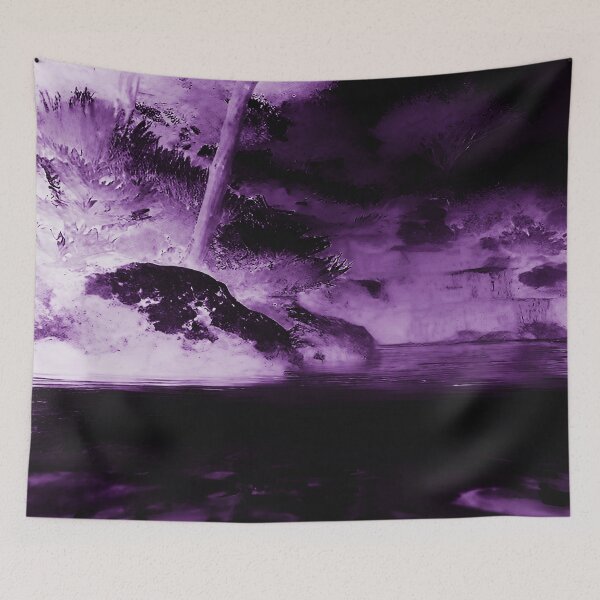 Item preview, Landscape Pond and Trees Violet  designed and sold by deniselynnimage.