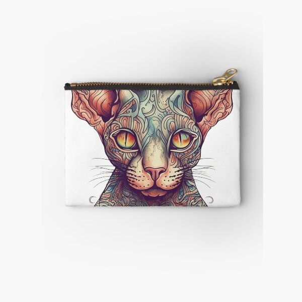 Item preview, FelineFun Vintage Artworks Sphynx Cat Prints: Unique & Adorable Cat Lover Art designed and sold by DooodleGod.