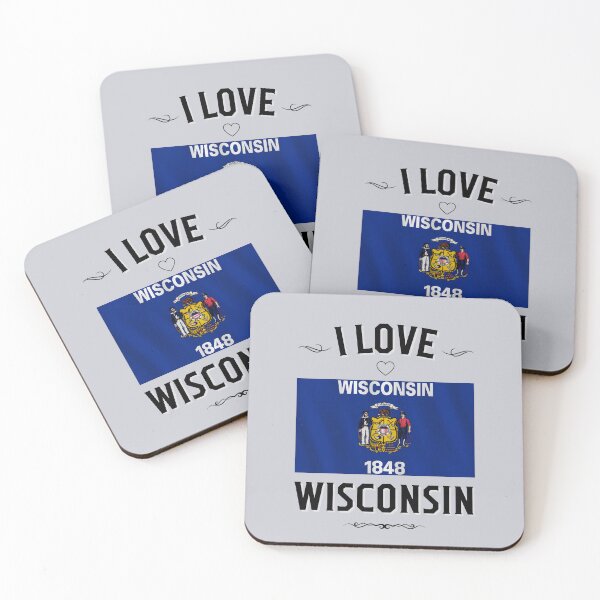 Item preview, I Love Wisconsin designed and sold by LoveMyRoots.