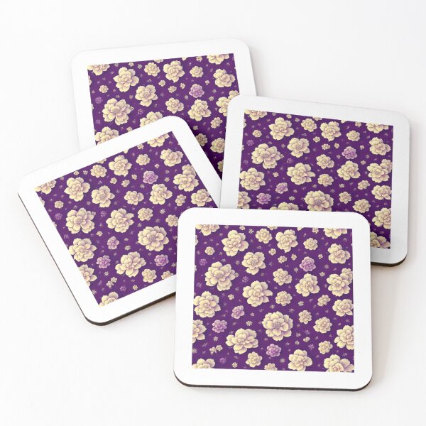 Item preview, White Lilies on Purple Background designed and sold by kn-clothing.