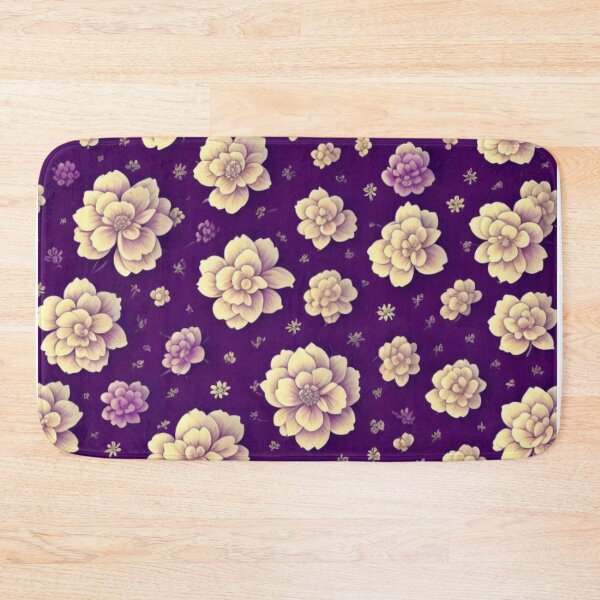 Item preview, White Lilies on Purple Background designed and sold by kn-clothing.