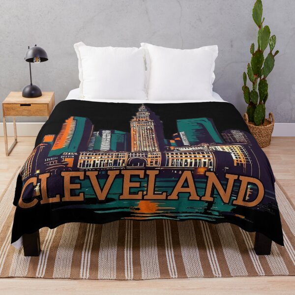 Item preview, Cleveland cityscape designed and sold by TomFrontierArt.
