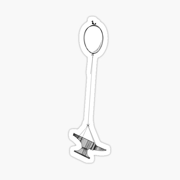 Item preview, A Balloon Carrying an Anvil designed and sold by jcg76.