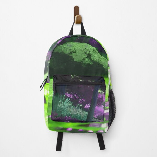Item preview, Landscape Pond and Trees Green Water and Purple Leaves designed and sold by deniselynnimage.