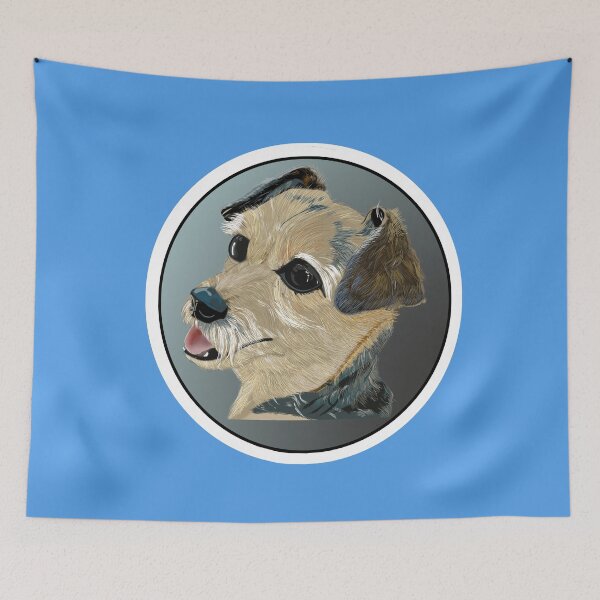 Item preview, White Haired Terrier Puppy designed and sold by MiishaRed.