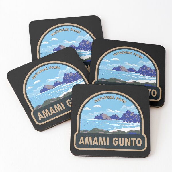Item preview, Amami Gunto National Park Japan Travel Art designed and sold by KrisSidDesigns.