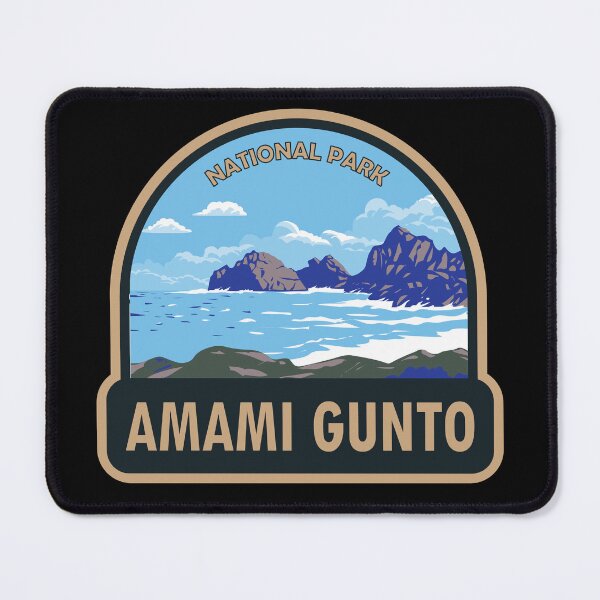 Item preview, Amami Gunto National Park Japan Travel Art designed and sold by KrisSidDesigns.