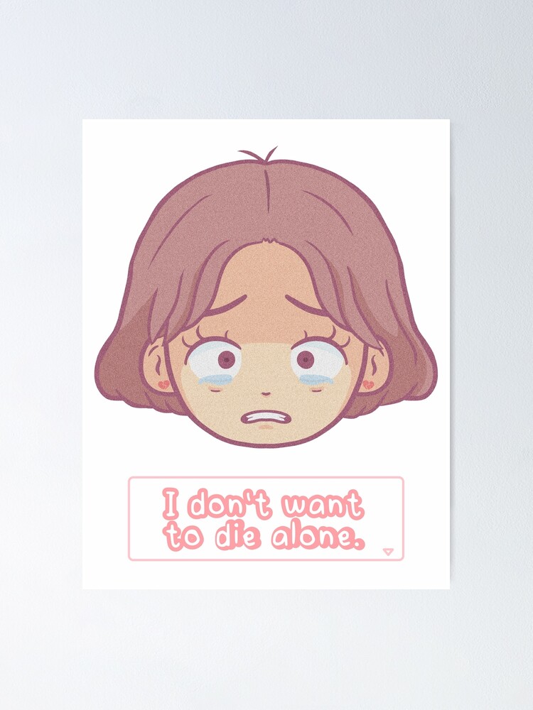 Sad cute little cursed Pou Sticker for Sale by ZakuroLou