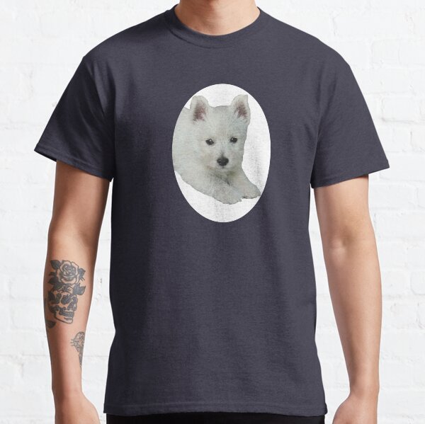 West Highland White Terrier Puppy Portrait 5 Classic T-Shirt