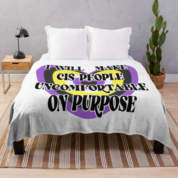 Item preview, I will make cis people uncomfortable on purpose designed and sold by remerasnerdas.