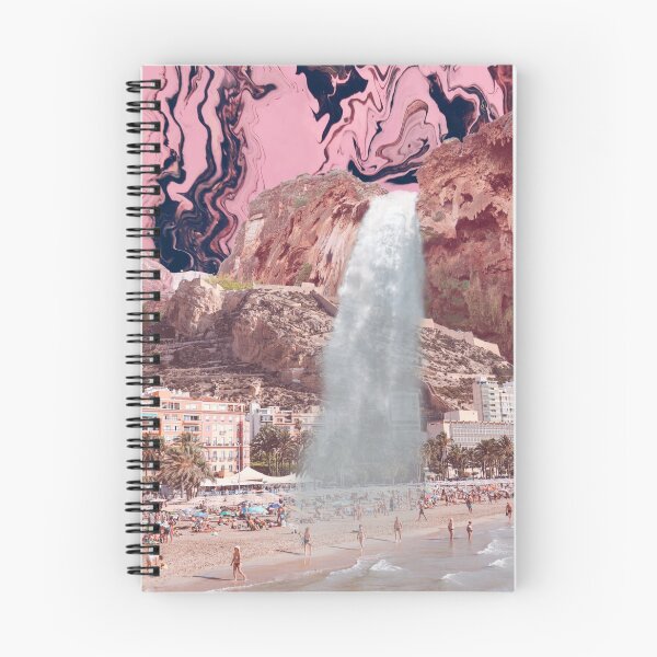 Item preview, Pink Waterfall Surrealist Collage designed and sold by purplcactus.