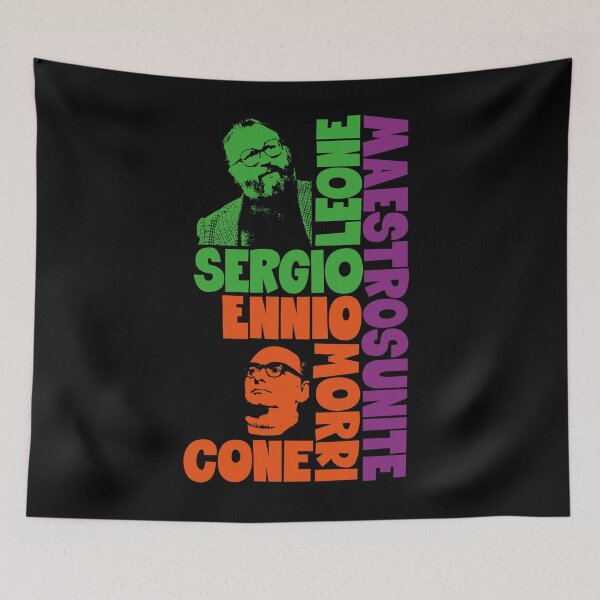 Item preview, Sergio Leone and Enio Morricone - Maestros Unite designed and sold by Boogosh.