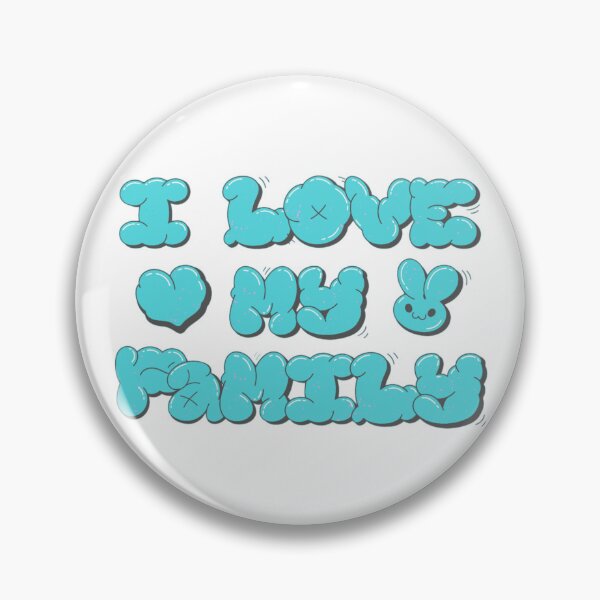 Item preview, I LOVE MY FAMILY KIDS PARENTS BLUE CUTE  designed and sold by By-Me-Shopping.