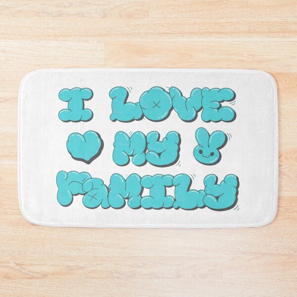 Item preview, I LOVE MY FAMILY KIDS PARENTS BLUE CUTE  designed and sold by By-Me-Shopping.
