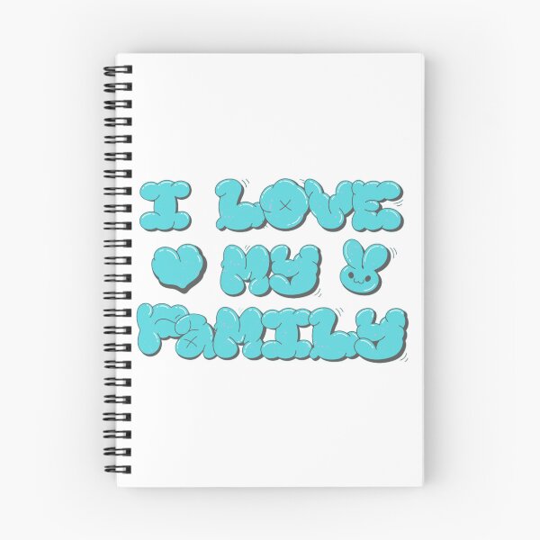 Item preview, I LOVE MY FAMILY KIDS PARENTS BLUE CUTE  designed and sold by By-Me-Shopping.