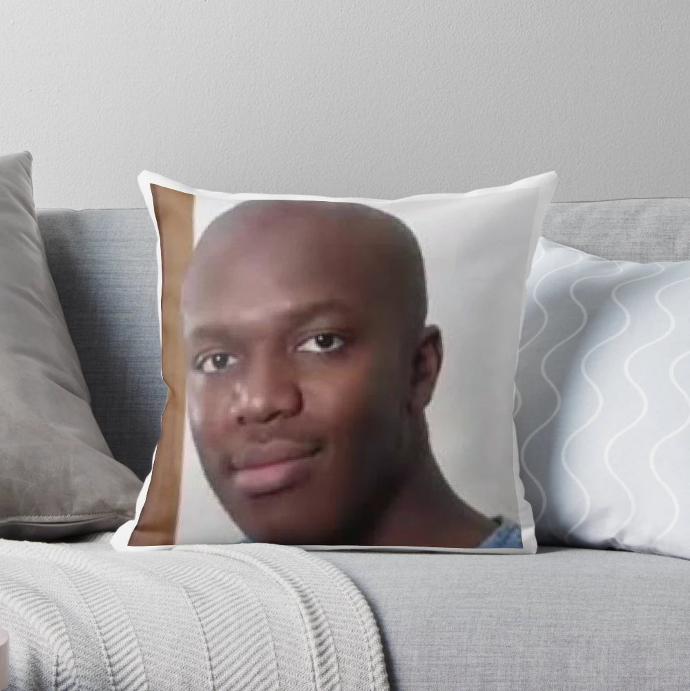 Man face Throw Pillow by MarkTheUser