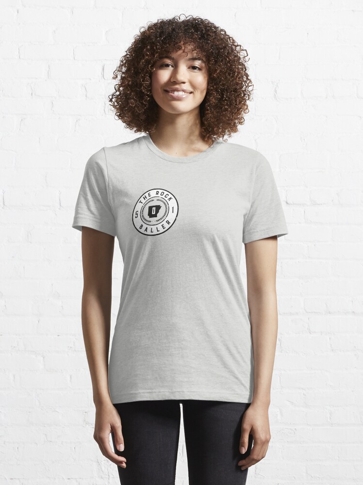 Alternate view of 501 "The Rock" Smooth Baller Essential T-Shirt
