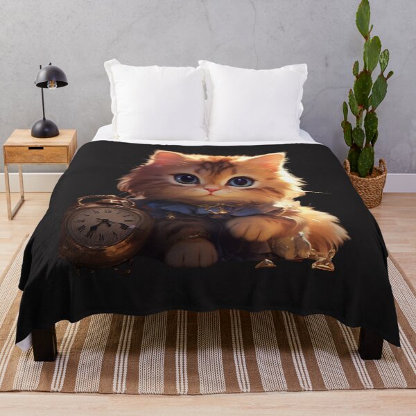Item preview, Sweet Cat and Clock designed and sold by MarcinCollie.