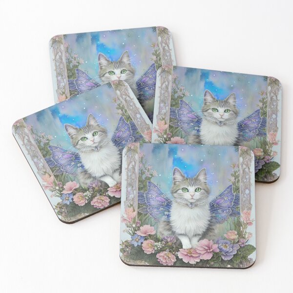 Item preview, Vintage style Cat Fairy designed and sold by Babee-24.