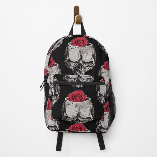 Item preview, Skull and Red Rose designed and sold by Faust-ART.